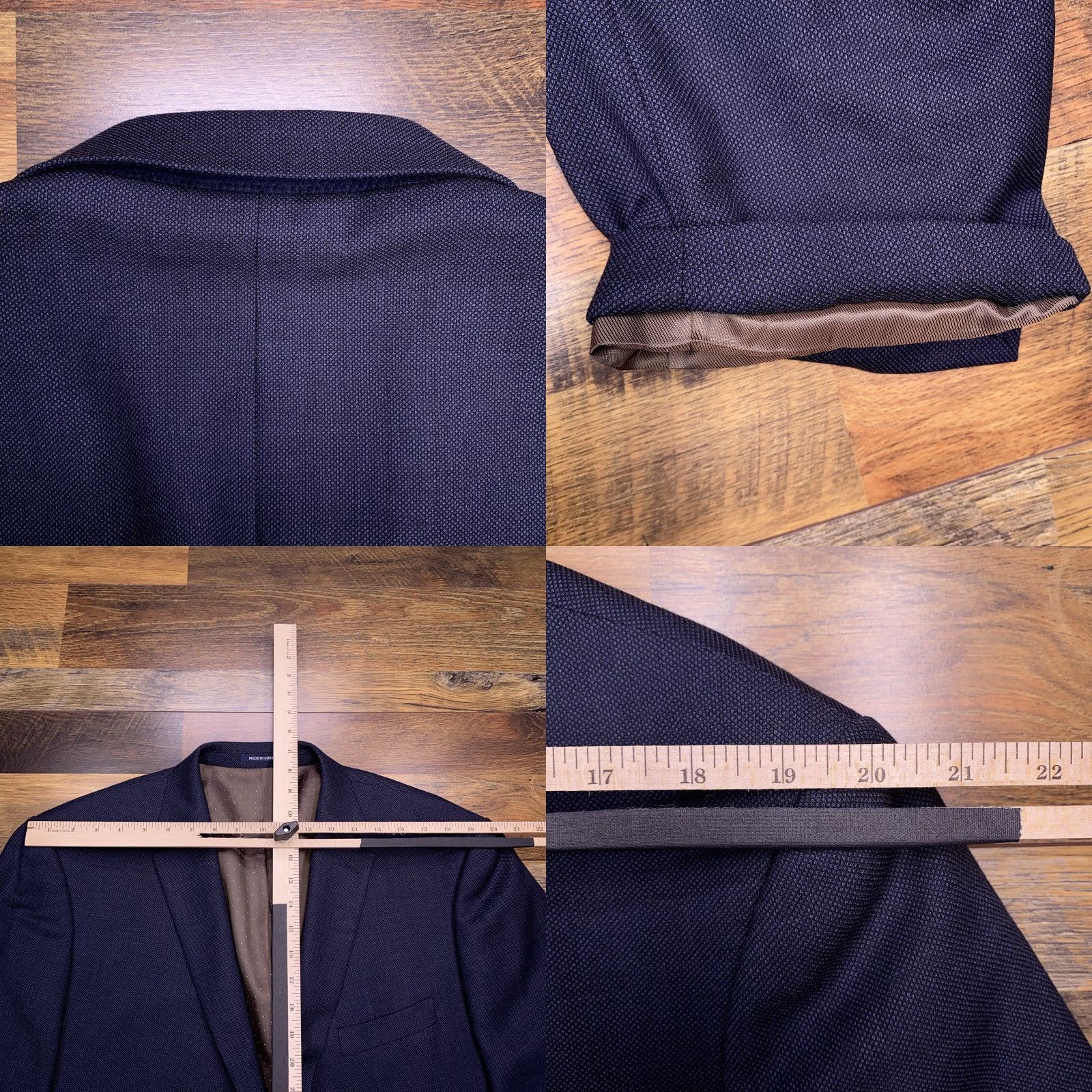 Jos. A. Bank Jos. A. Bank Reserve Suit Jacket Mens 48R Blue Wool Blazer Size 48R - 8 Thumbnail
