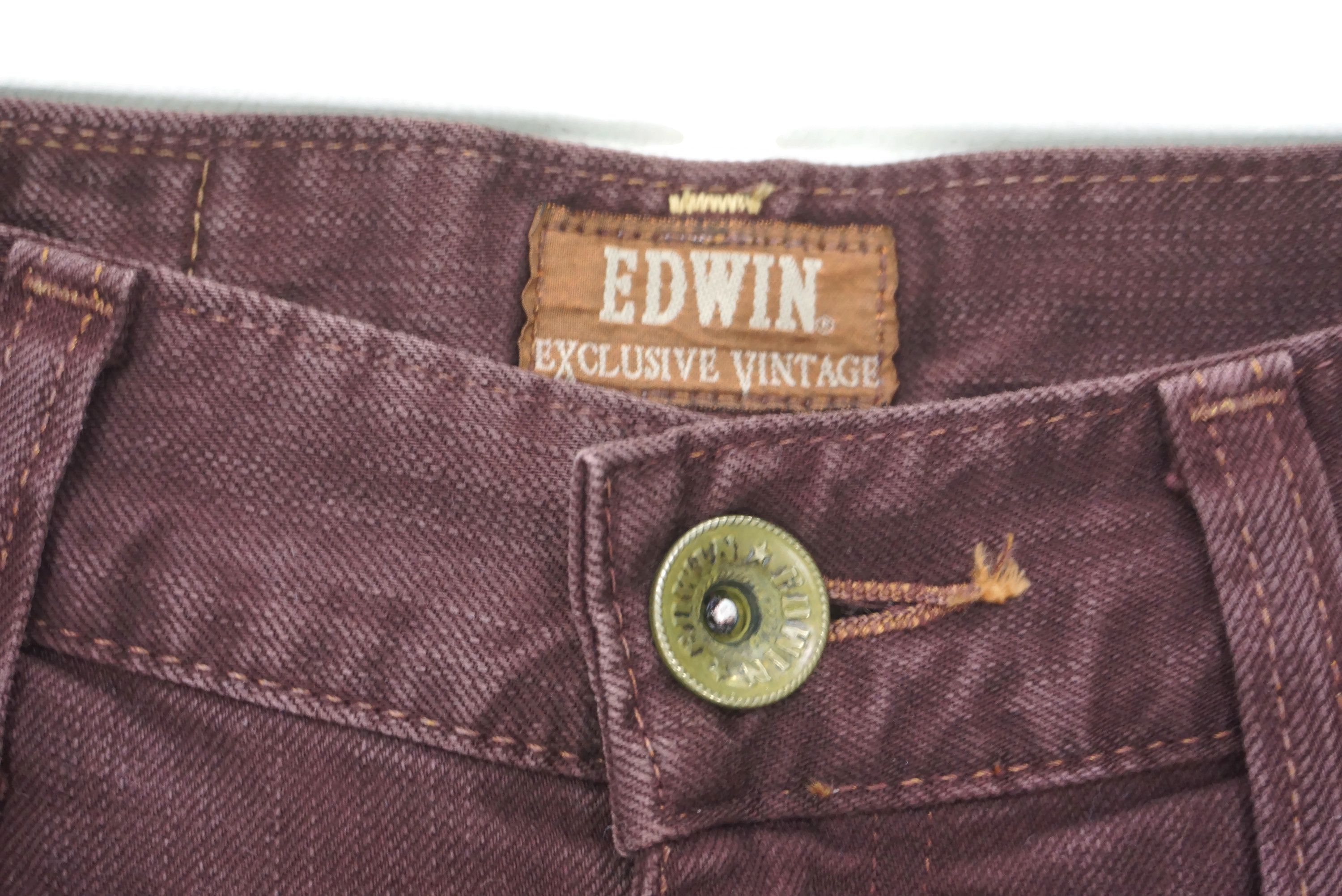 Japanese Brand Edwin Jeans Size 28 fit W31xL34.5 XVS403 Exclusive Vintage Size US 28 / EU 44 - 5 Thumbnail