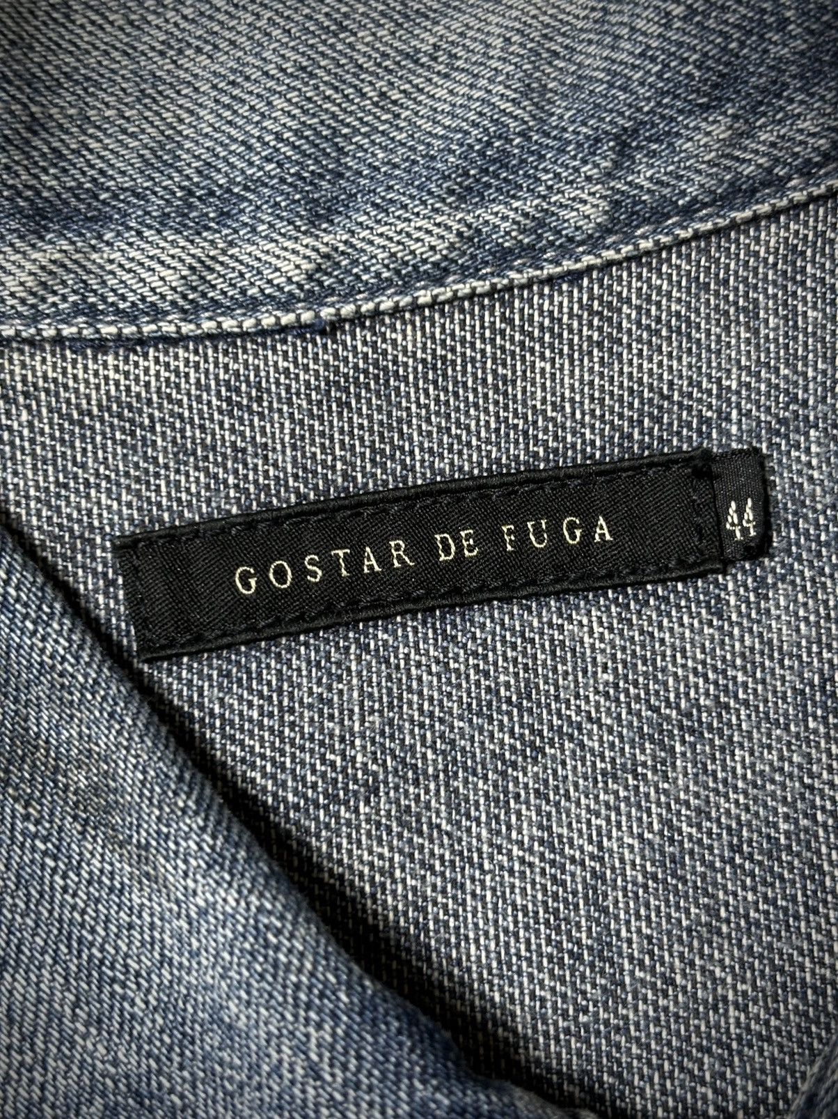 GOSTAR DE FUGA Gostar de Fuga Distressed Denim Jacket Size US S / EU 44-46 / 1 - 7 Thumbnail