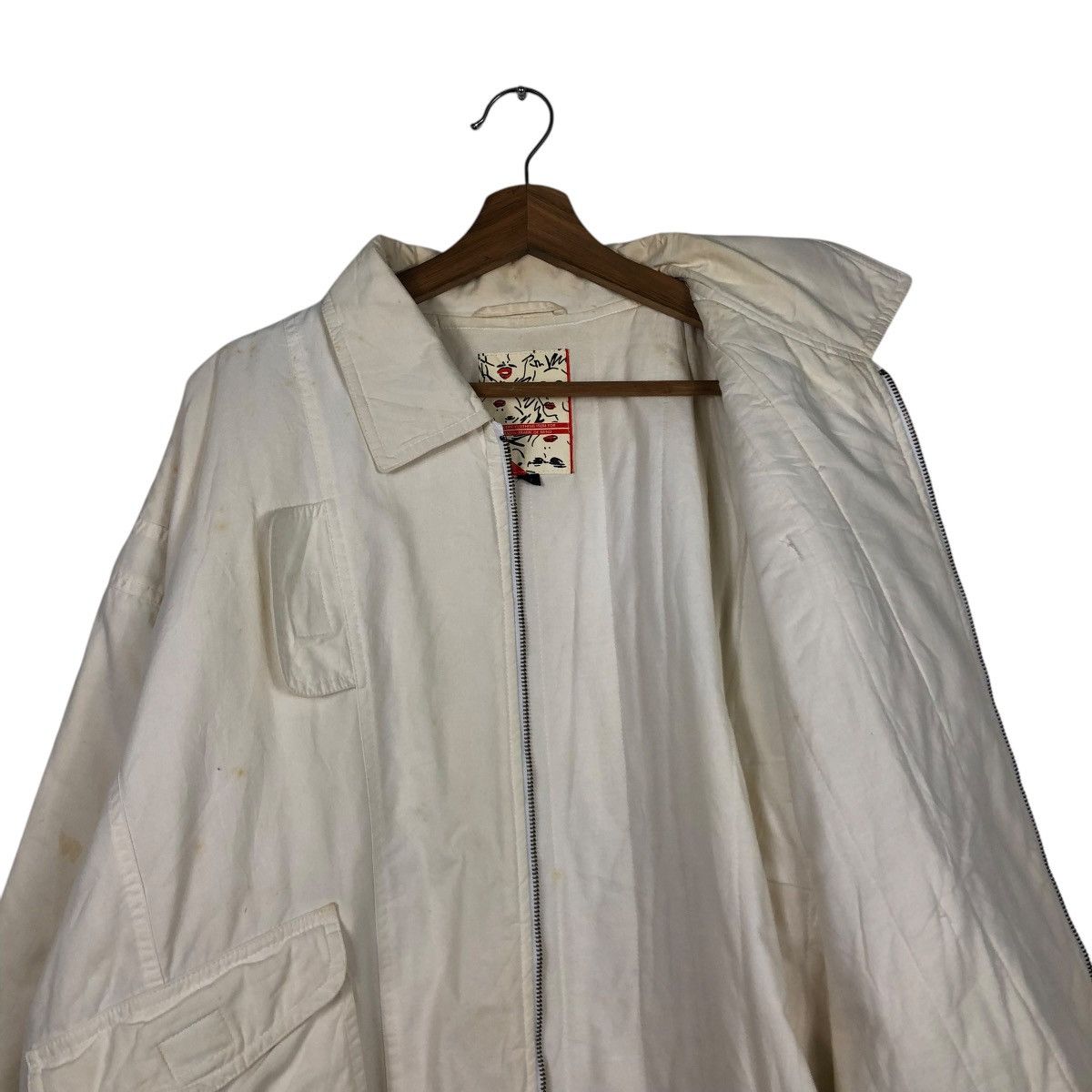 Japanese Brand 🔥VINTAGE BOMBER JACKET BONDAGE PARACHUTE HALF ISSEY MIYAKE Size US M / EU 48-50 / 2 - 14 Thumbnail