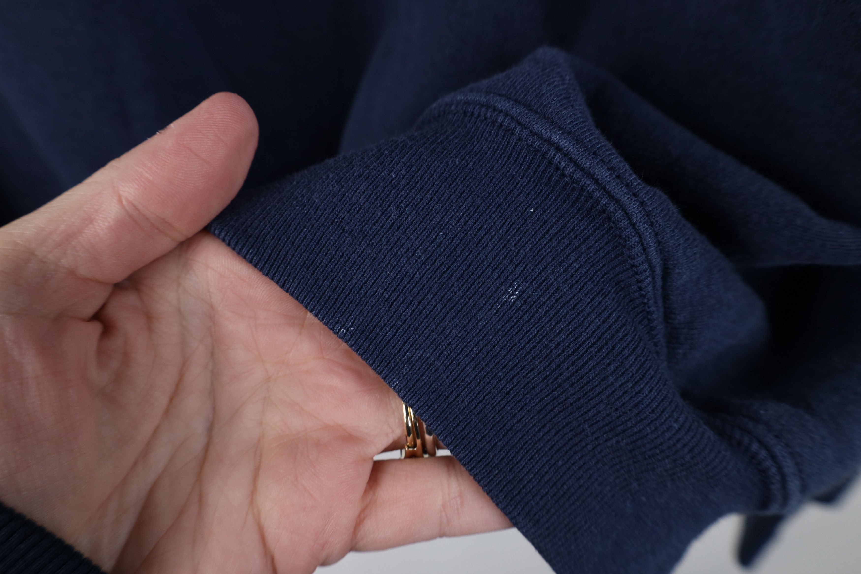 Vintage Vintage 90s Streetwear Spell New York City Sweatshirt Blue Size US XL / EU 56 / 4 - 4 Thumbnail