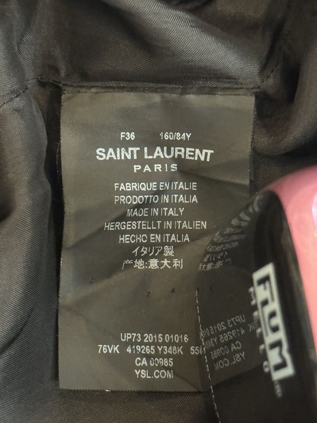 Saint Laurent Paris Saint Laurent palm tree bomber Size US XS / EU 42 / 0 - 4 Thumbnail