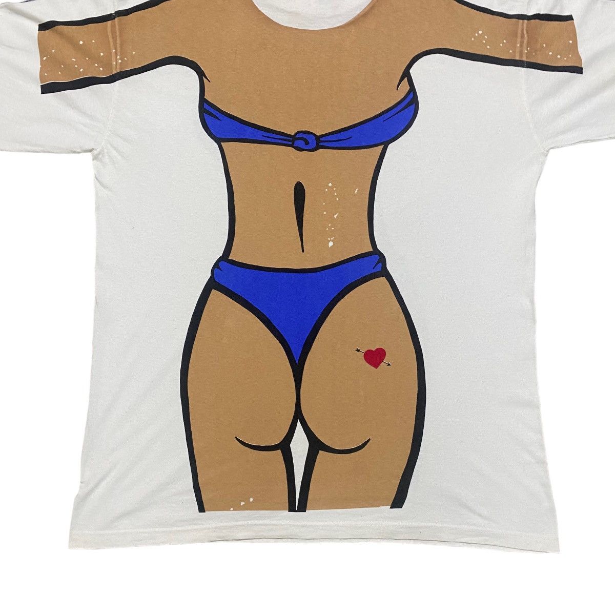 Vintage Vintage Bikini Shirt Overprint Size US XL / EU 56 / 4 - 8 Thumbnail