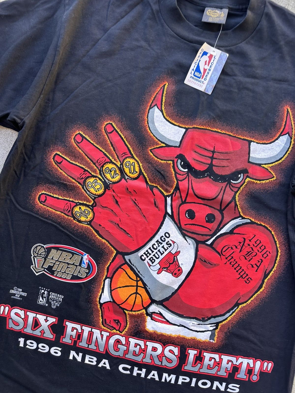 Chicago Bulls × Made In Usa × Vintage Vintage Chicago Bulls NBA 