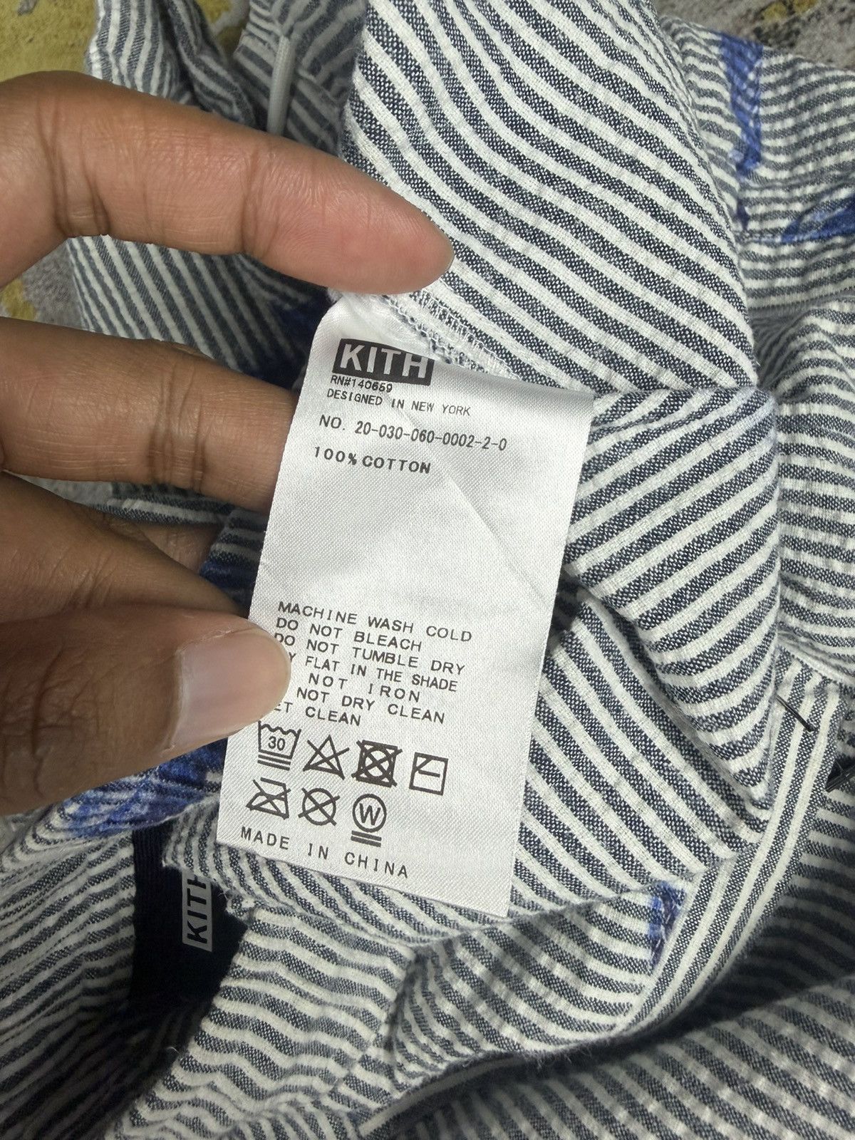 Kith Kith Seersucker Feather Flora Jogger Pants Size US 32 / EU 48 - 12 Thumbnail