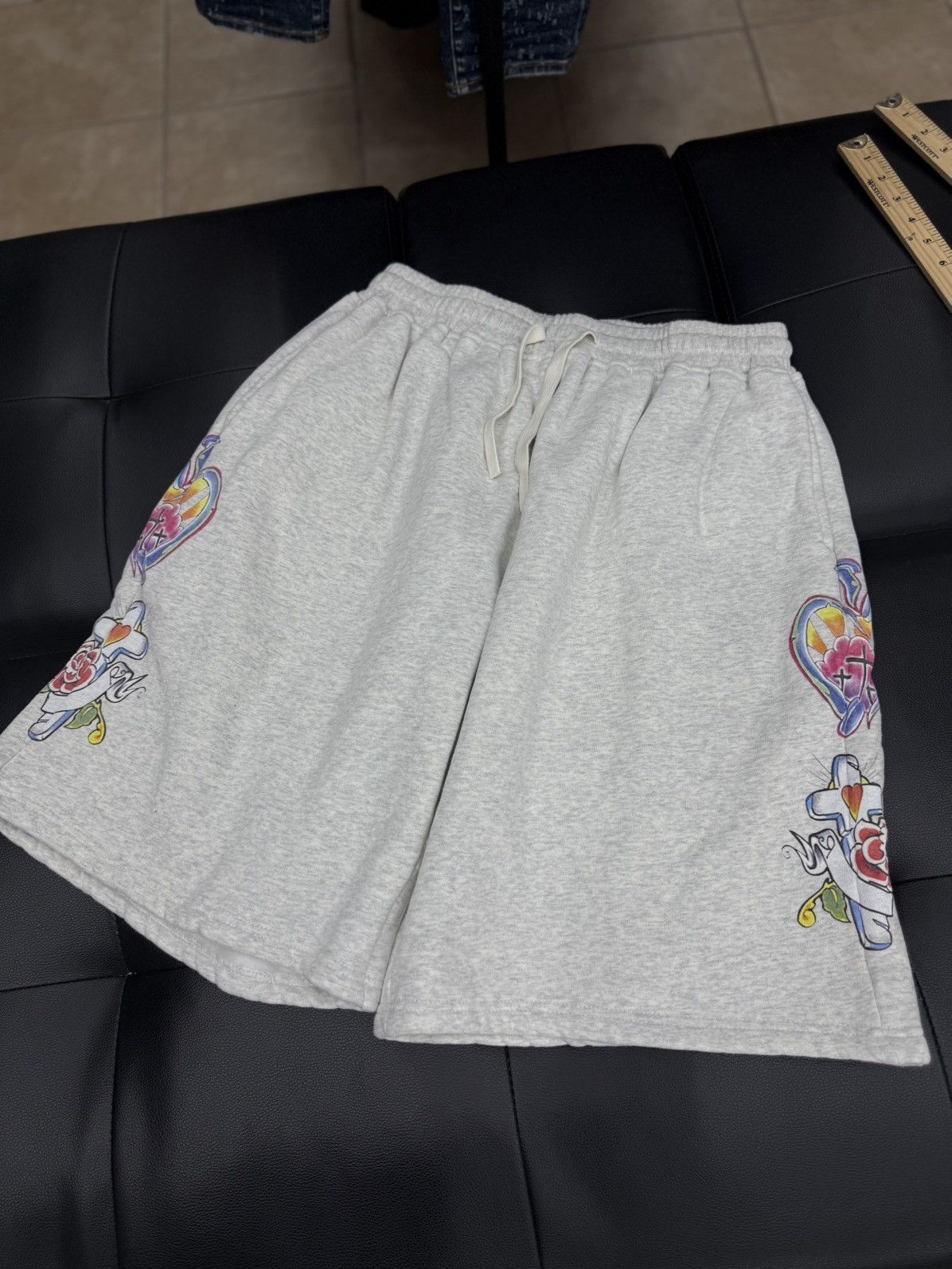 Other We Are Righteous Grey Cotton Shorts Size XL (NEW) Size US 34 / EU 50 - 2 Thumbnail