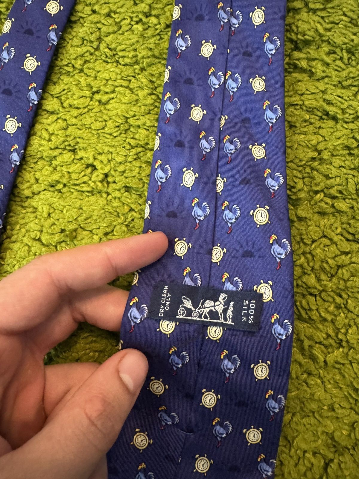 Hermes Hermes luxury vintage silk tie Size ONE SIZE - 5 Thumbnail