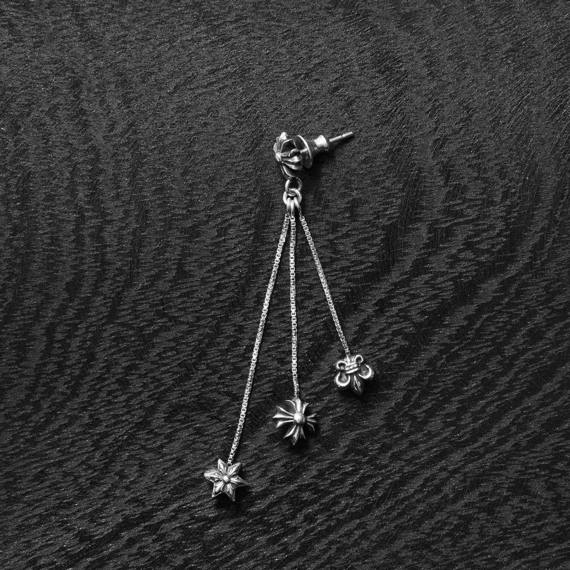 Chrome Hearts Chrome Hearts Three-Charm Jojo Earrings | Grailed