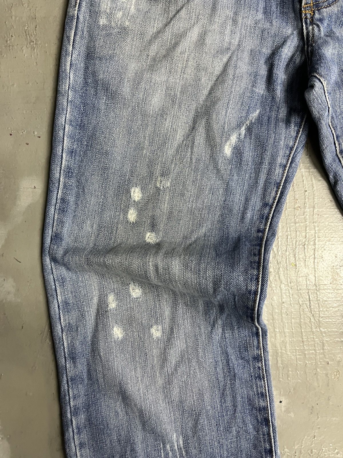 Dolce & Gabbana Vintage Dolce Gabbana Distressed DG Logo Denim Jeans Baggy Size US 32 / EU 48 - 10 Thumbnail