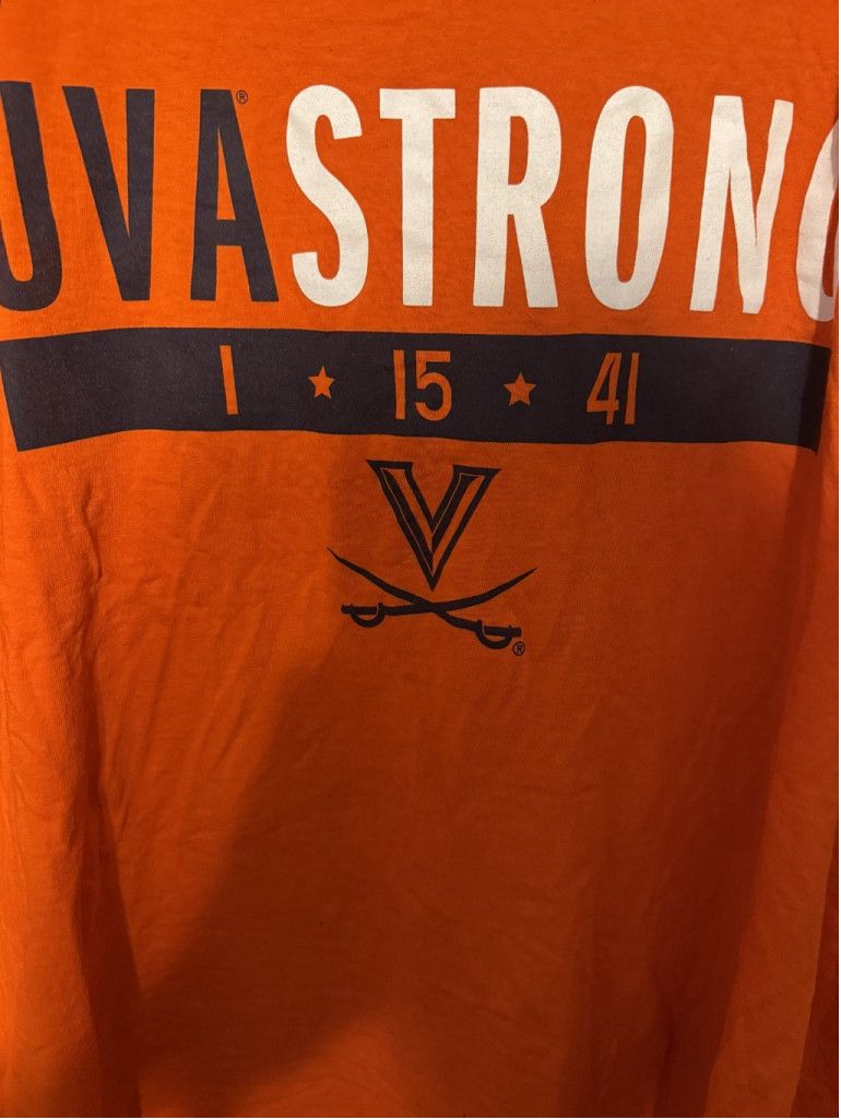 Fruit Of The Loom Virginia Cavaliers UVa Strong T-shirt Orange Men's Size XL Size US XL / EU 56 / 4 - 3 Thumbnail