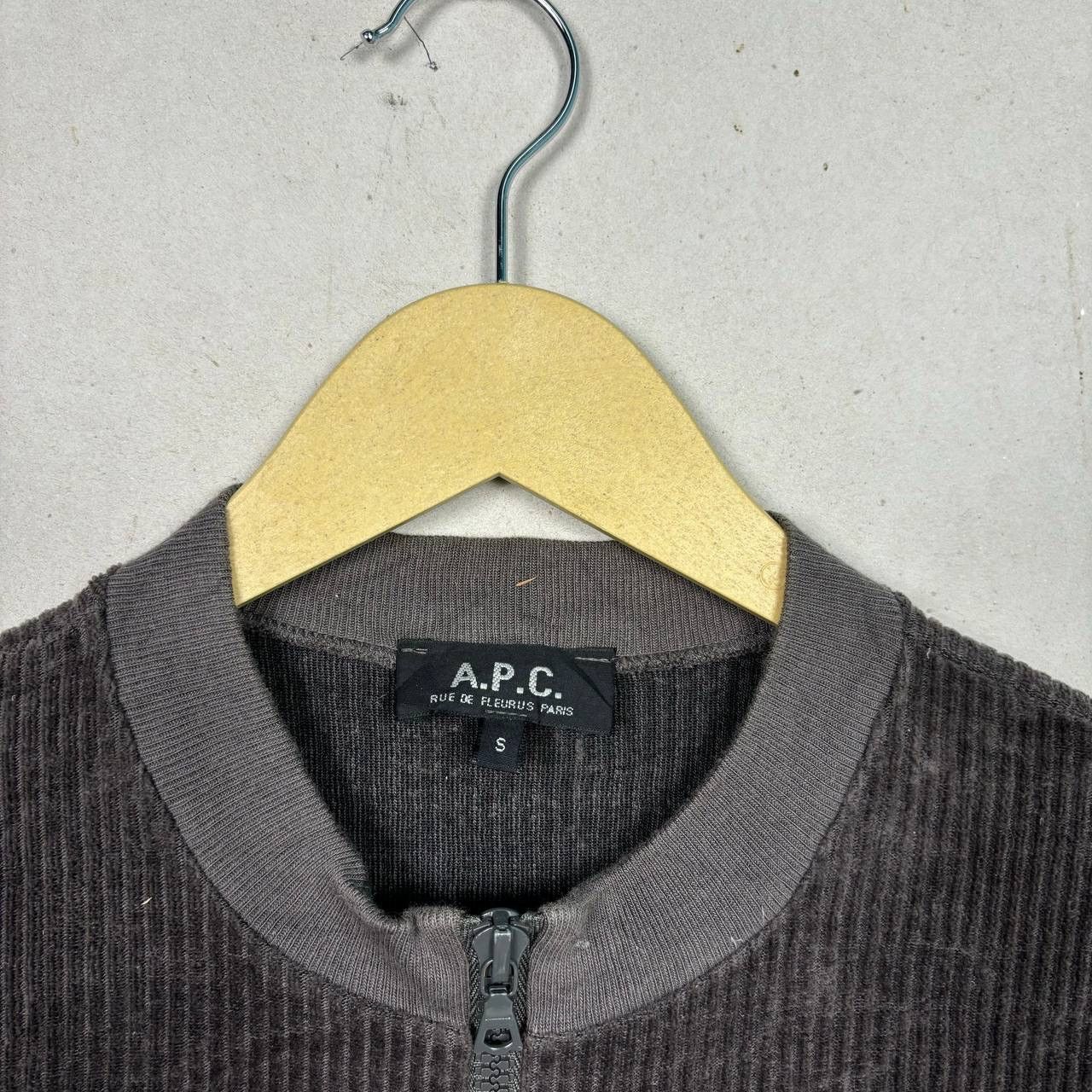 A.P.C. Vtg A.P.C. Corduroy Sweater Jacket Made in France Archival S Size US S / EU 44-46 / 1 - 4 Thumbnail