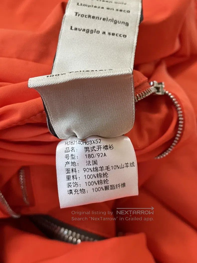 Hermes Hermes Men's Color Blocked Wool Hooded Jacket Size US L / EU 52-54 / 3 - 6 Thumbnail