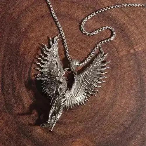 Vintage Unicorn Wings Necklace Size ONE SIZE - 1 Thumbnail