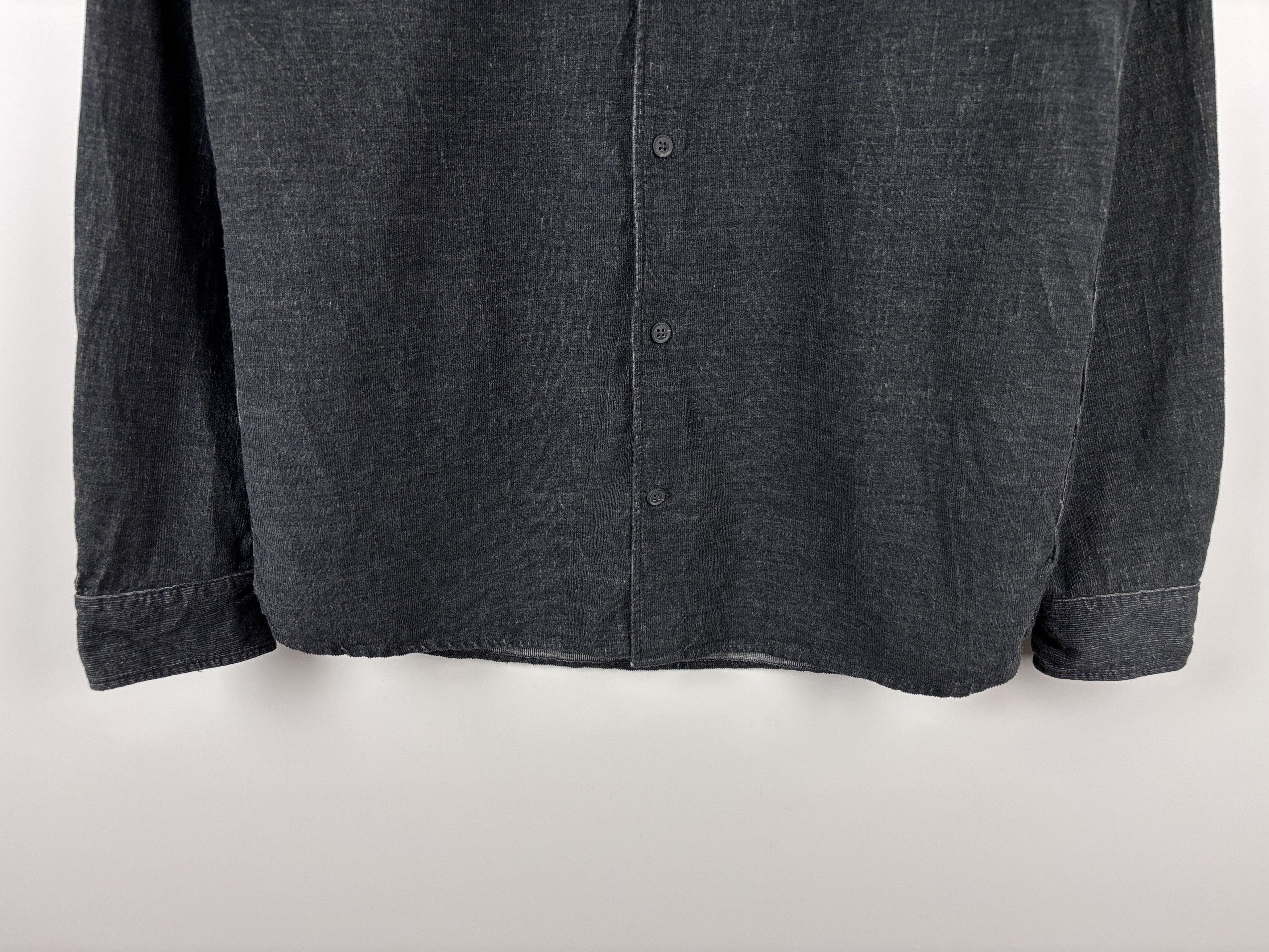 Allsaints All Saints Lorella Medium Textured Corduroy Shirt Gray S Size US S / EU 44-46 / 1 - 3 Thumbnail