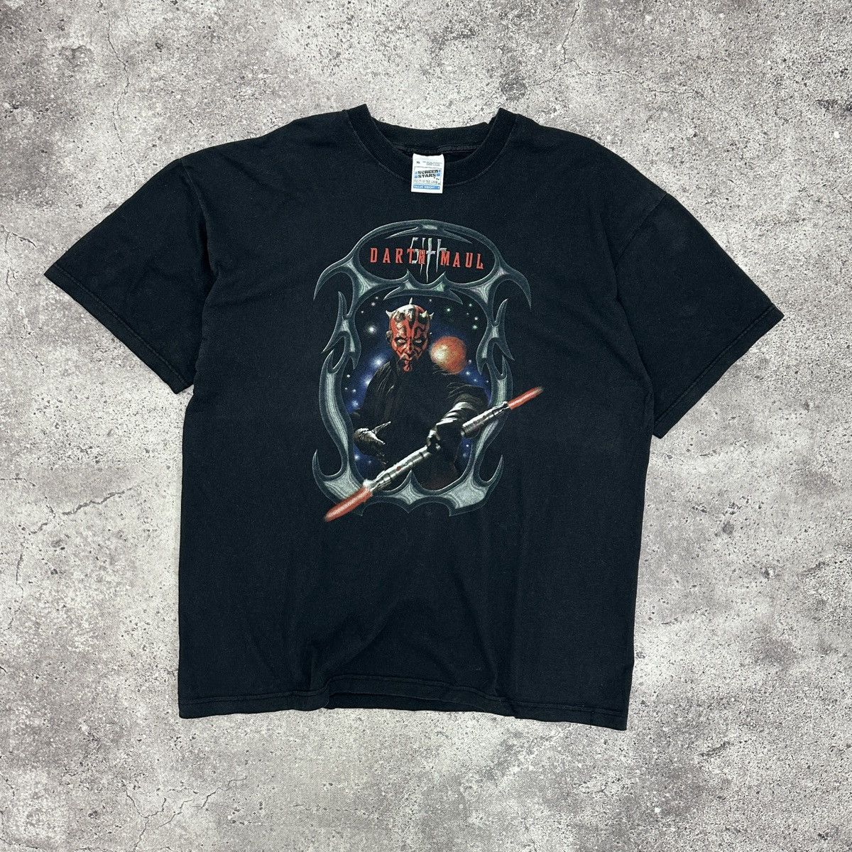 Star Wars Vintage 90s Star Wars Darth Maul tee Screen Stars y2k Film Size US XL / EU 56 / 4 - 2 Thumbnail