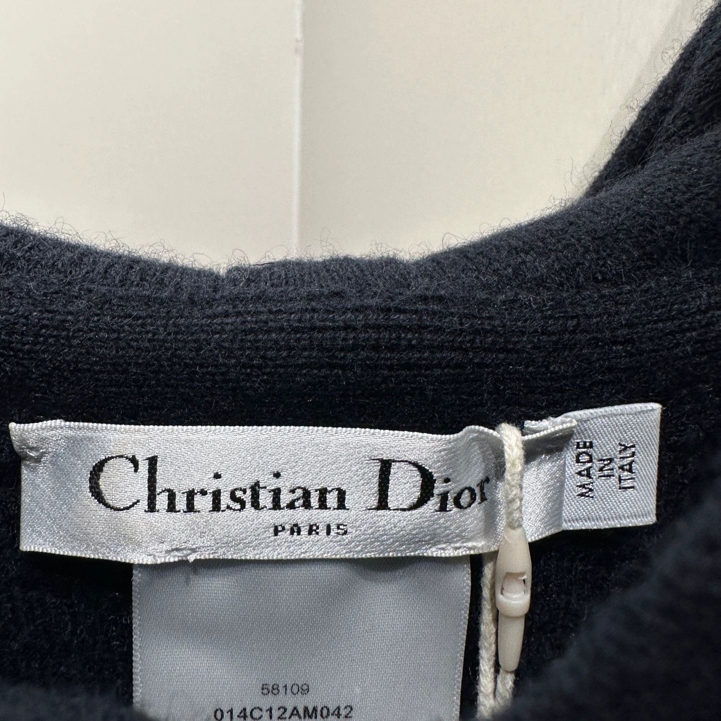 Christian Dior Monsieur Dior mar261 slogan letter cashmere cape S Size S / US 4 / IT 40 - 3 Thumbnail