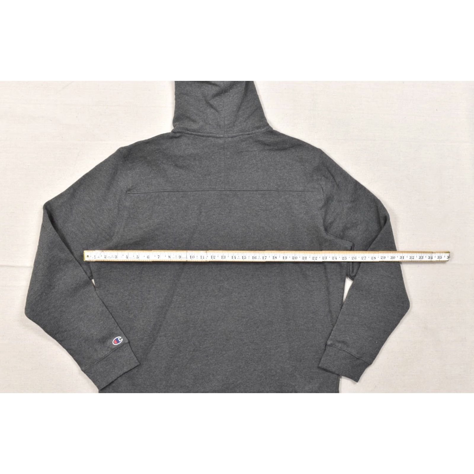 Champion Champion Mens XL Dark Gray Heather Fleece Pullover Hoodie Sweatshirt Authentic Sweatshirt Size US XL / EU 56 / 4 - 7 Thumbnail