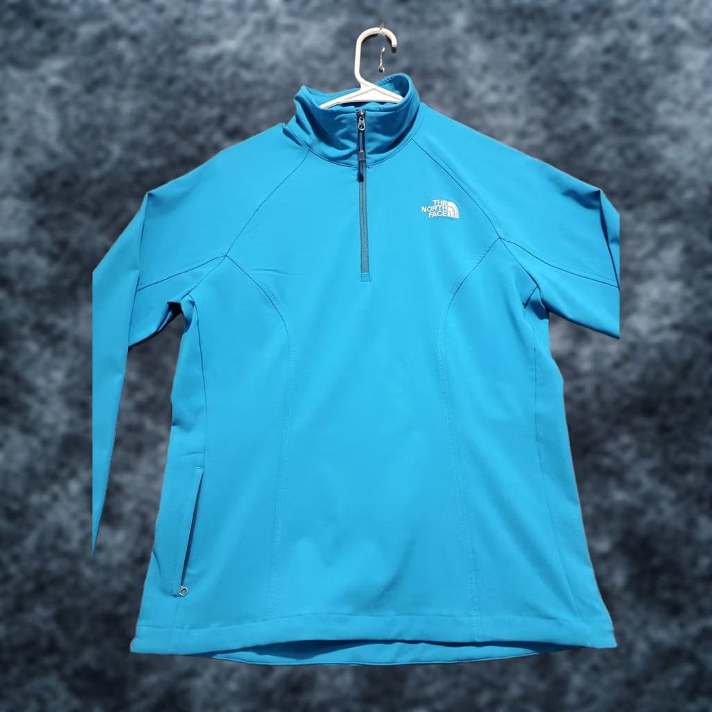 The North Face The North Face Womens M Windbreaker Jacket Blue 1/4 Zip Gorpcore Pullover Hiking Size M / US 6-8 / IT 42-44 - 1 Thumbnail