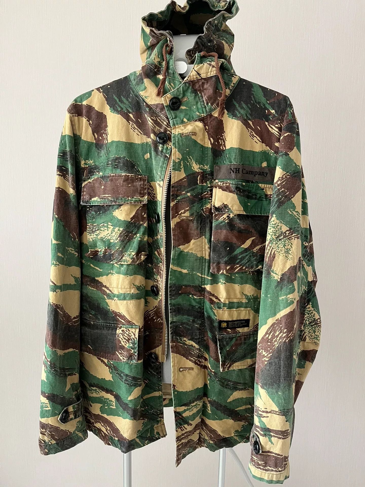 Neighborhood Neighborhood Camo Four-Pocket Trench Coat Size US M / EU 48-50 / 2 - 1 Thumbnail