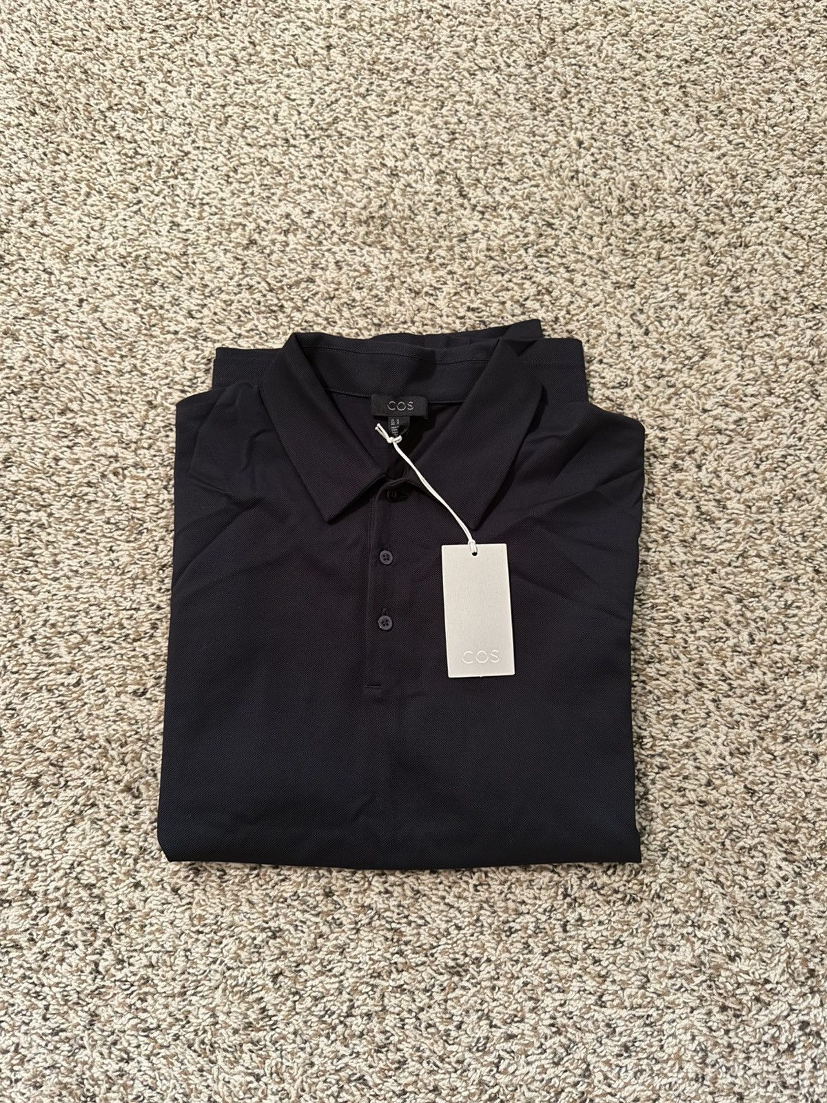 Cos COS Navy Polo Shirts Size US M / EU 48-50 / 2 - 1 Thumbnail