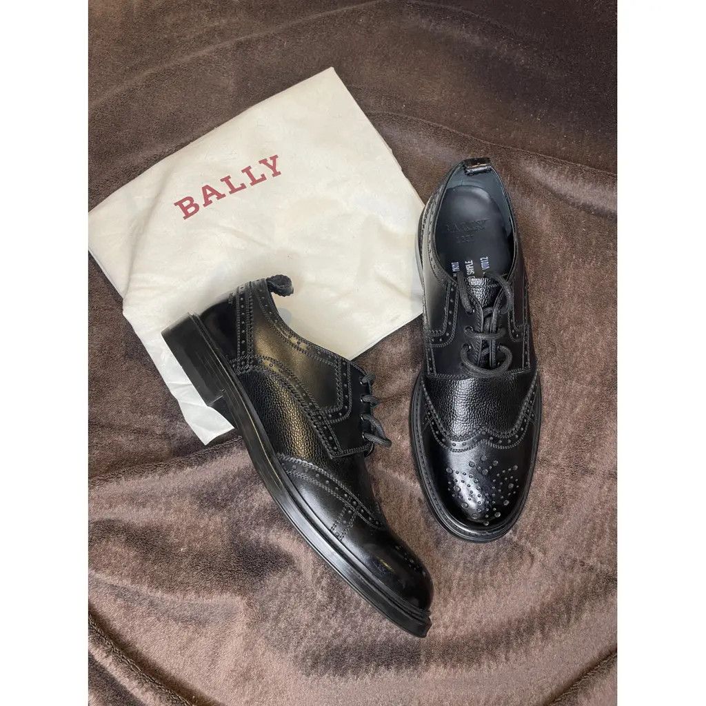 Bally o1y1224 Lace Up Leather Shoes in Black Size US 7 / EU 40 - 3 Thumbnail