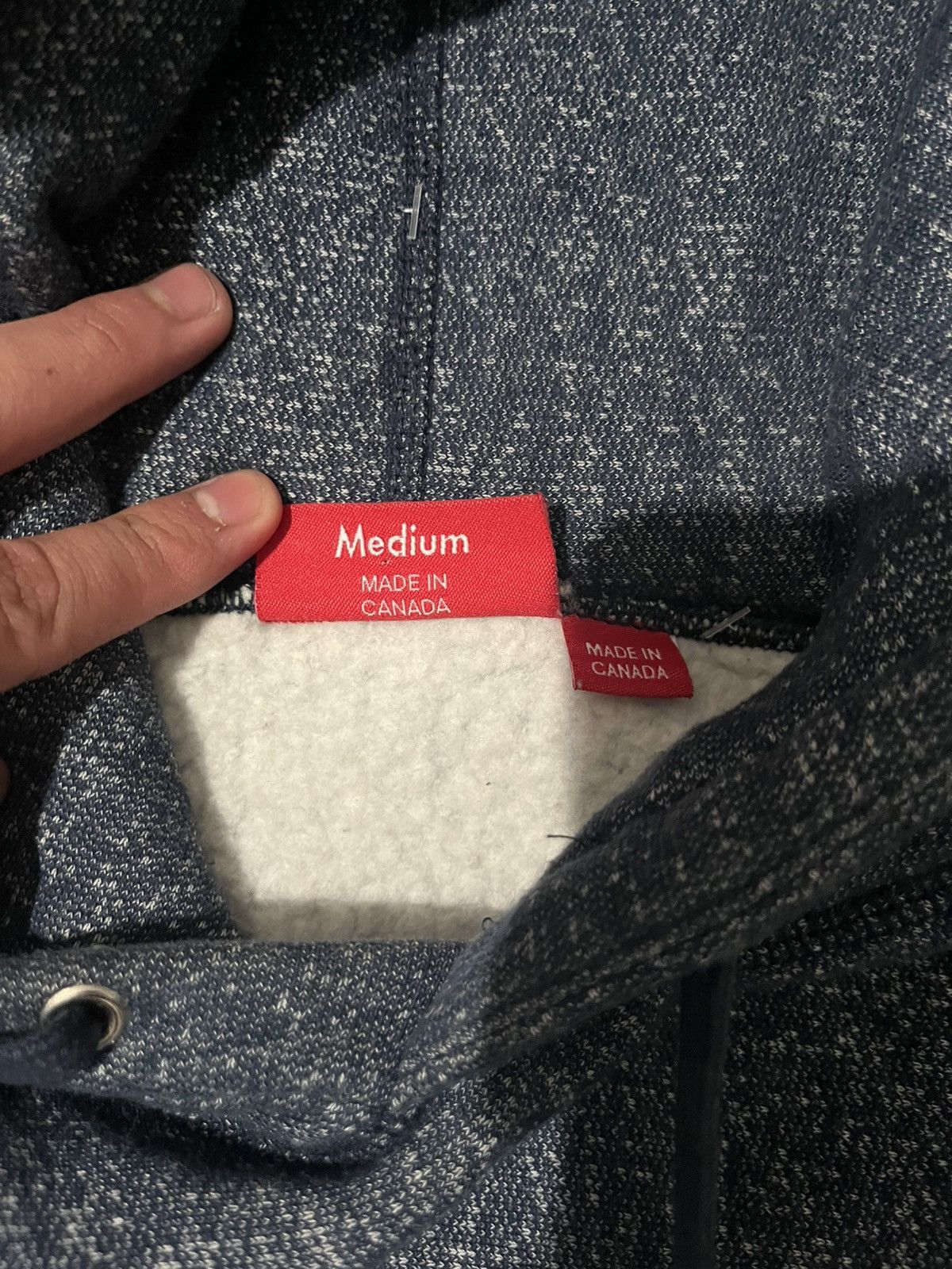 Supreme Dark blue Supreme Spellout Hoodie Size US M / EU 48-50 / 2 - 4 Thumbnail
