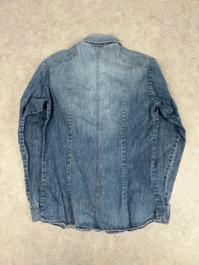 Dolce & Gabbana SS2004 Dolce & Gabbana Blue Bondage Cargo Denim Shirt Size US M / EU 48-50 / 2 - 5 Thumbnail