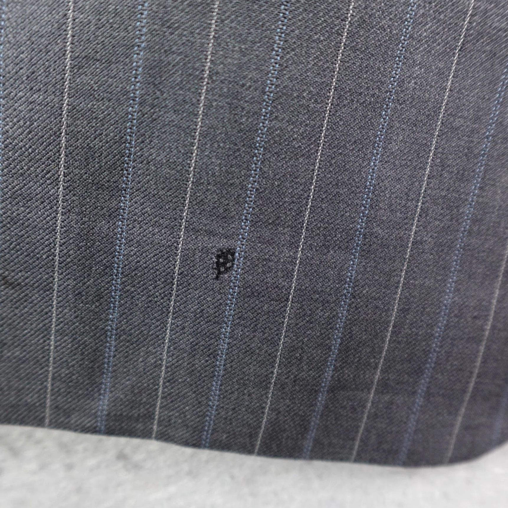 Ralph Lauren Lauren Ralph Lauren Blazer Mens 48R Gray Pinstripe Wool Suit Jacket Sport Coat Size 48R - 4 Thumbnail