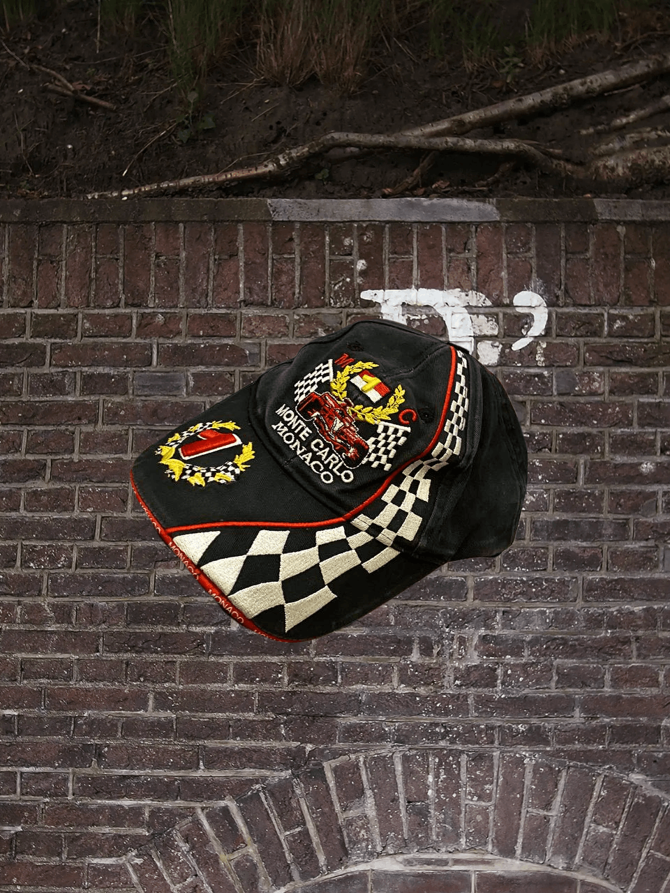 Vintage Hats MONAKO Vintage MONTE CARLO Cap black Y2K streetwear Size ONE SIZE - 1 Thumbnail