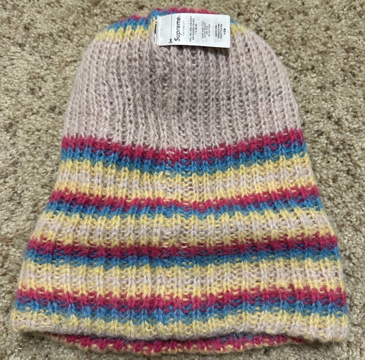 Supreme SUPREME LOOSE STRIPE BEANIE MULTI Size ONE SIZE - 4 Thumbnail