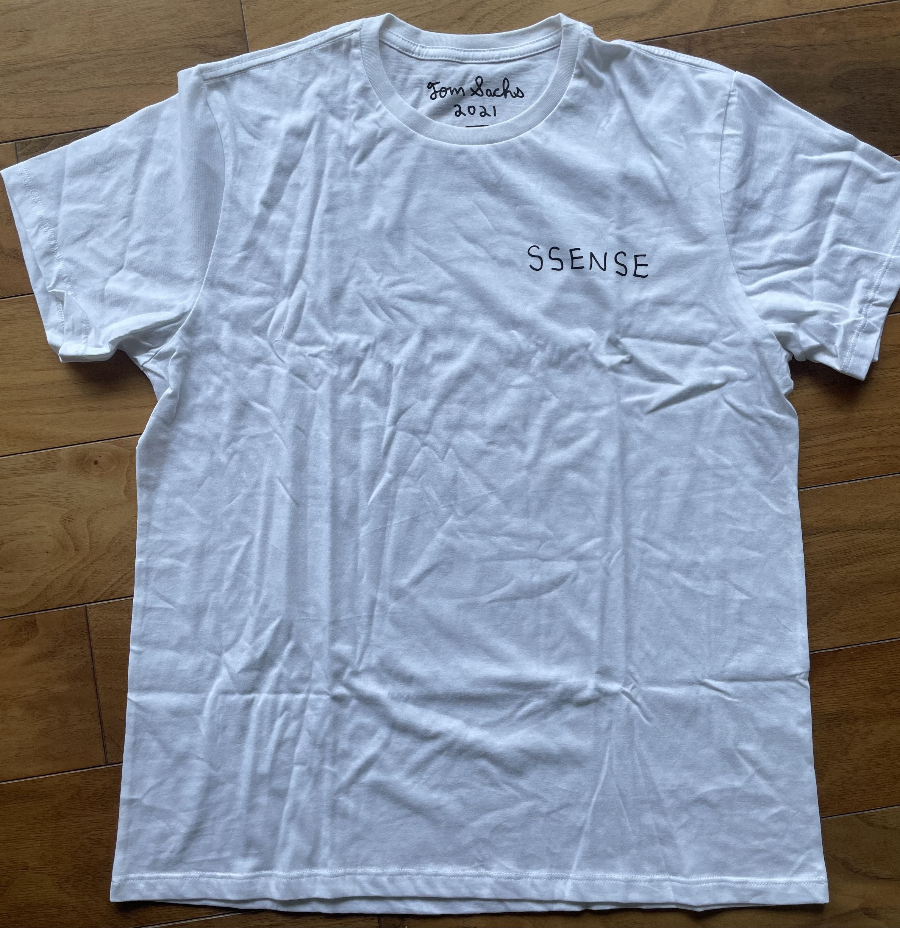 Tom Sachs Exclusive SSENSE x Tom Sachs white Tee Size US XL / EU 56 / 4 - 4 Thumbnail