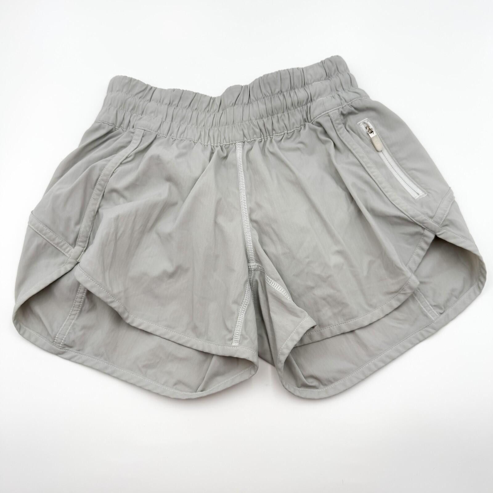 Lululemon Lululemon Low-Rise Running Shorts Gray Athletic Womens 4 Size 27" / US 4 / IT 40 - 1 Thumbnail