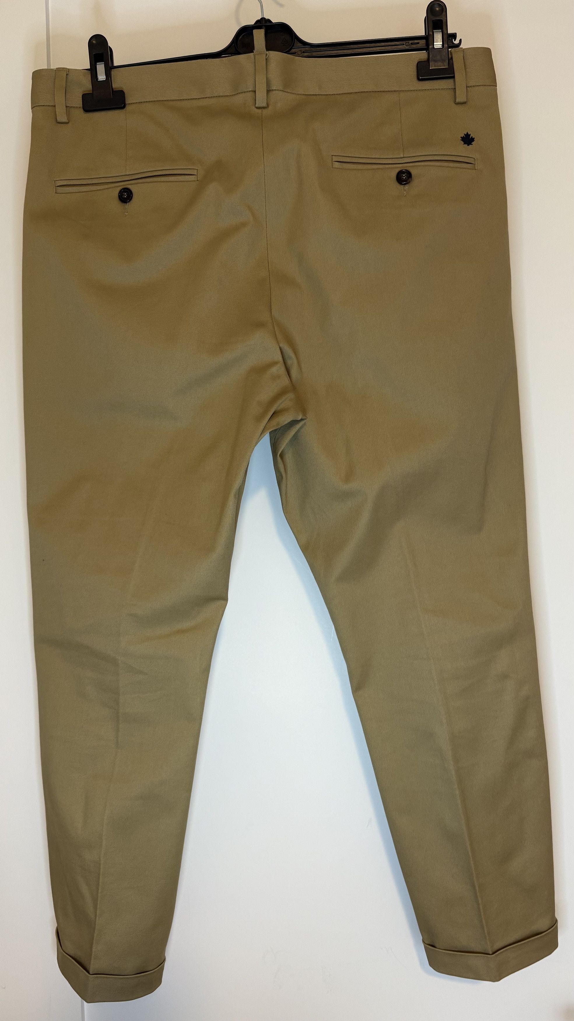 Dsquared2 DSquared Cropped Cotton Chino Pants Size US 32 / EU 48 - 2 Thumbnail