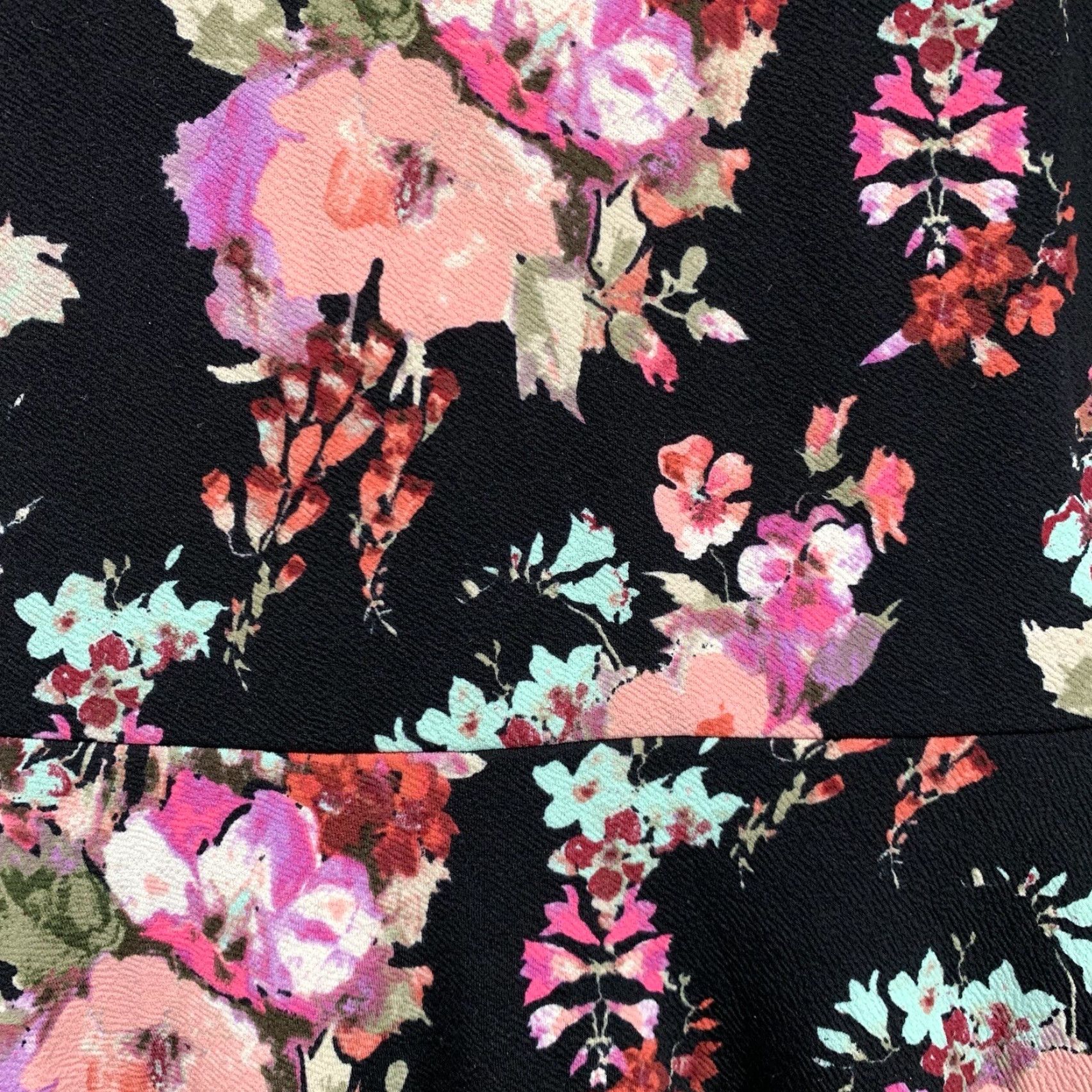 Vintage Fashion to Figure Maxi Dress Woman’s Plus Size Black Floral Size 2 Size XS / US 0-2 / IT 36-38 - 7 Thumbnail