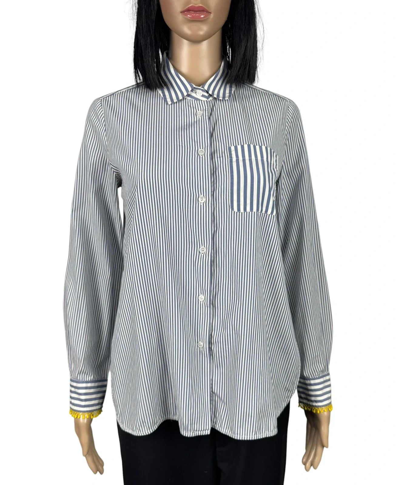 Weekend Max Mara Weekend Max Mara Striped Shirt Size S / US 4 / IT 40 - 2 Thumbnail