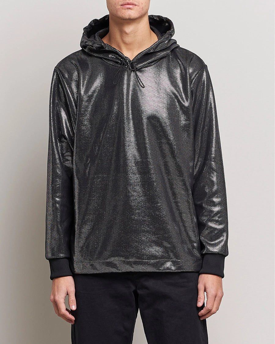 Hugo Boss Hugo Boss Descolar Shiny Hoodie Black Size US XL / EU 56 / 4 - 2 Thumbnail