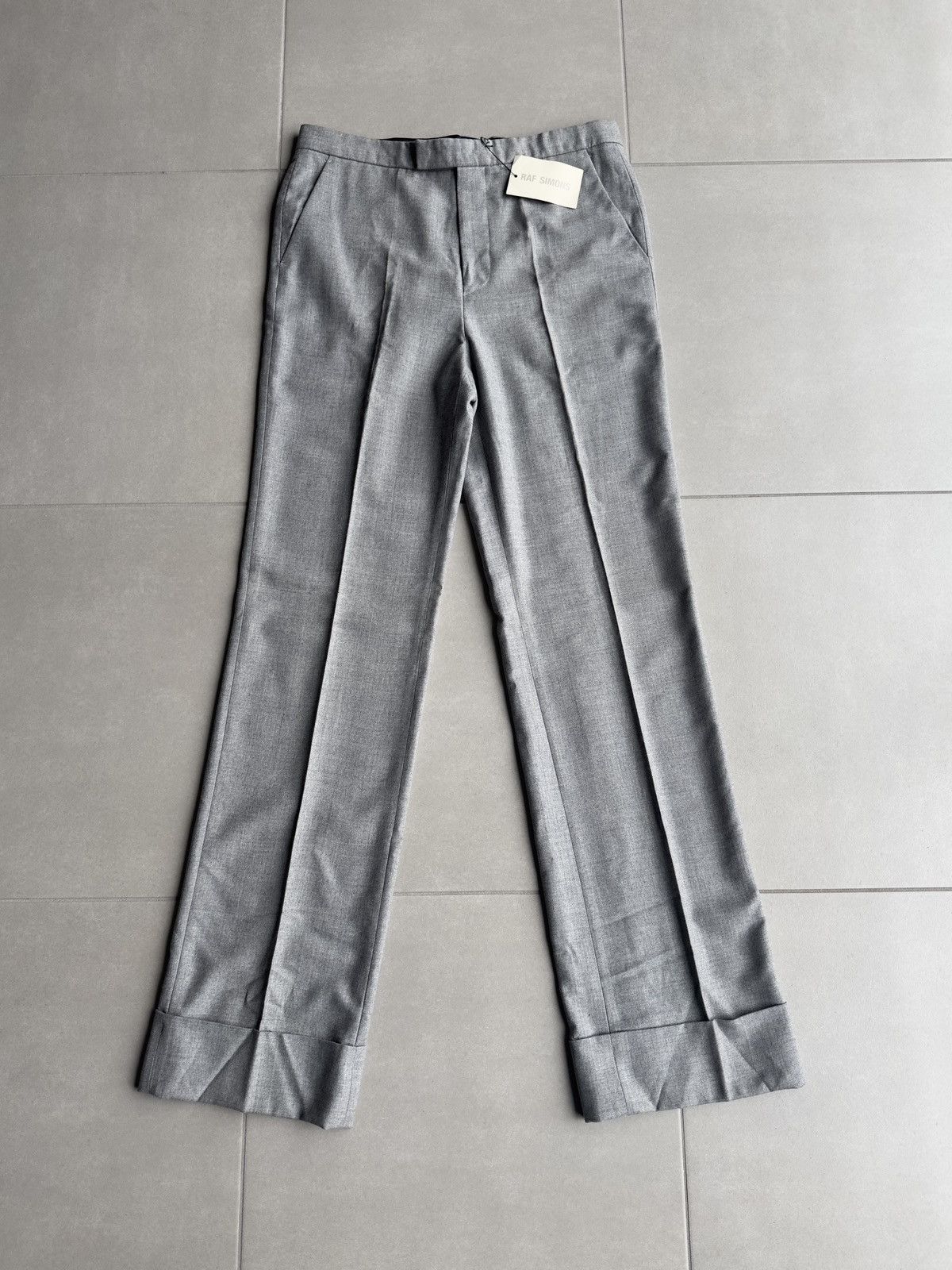 Raf Simons Raf Simons AW1999 NWT Wool straight leg trousers Size US 32 / EU 48 - 2 Thumbnail