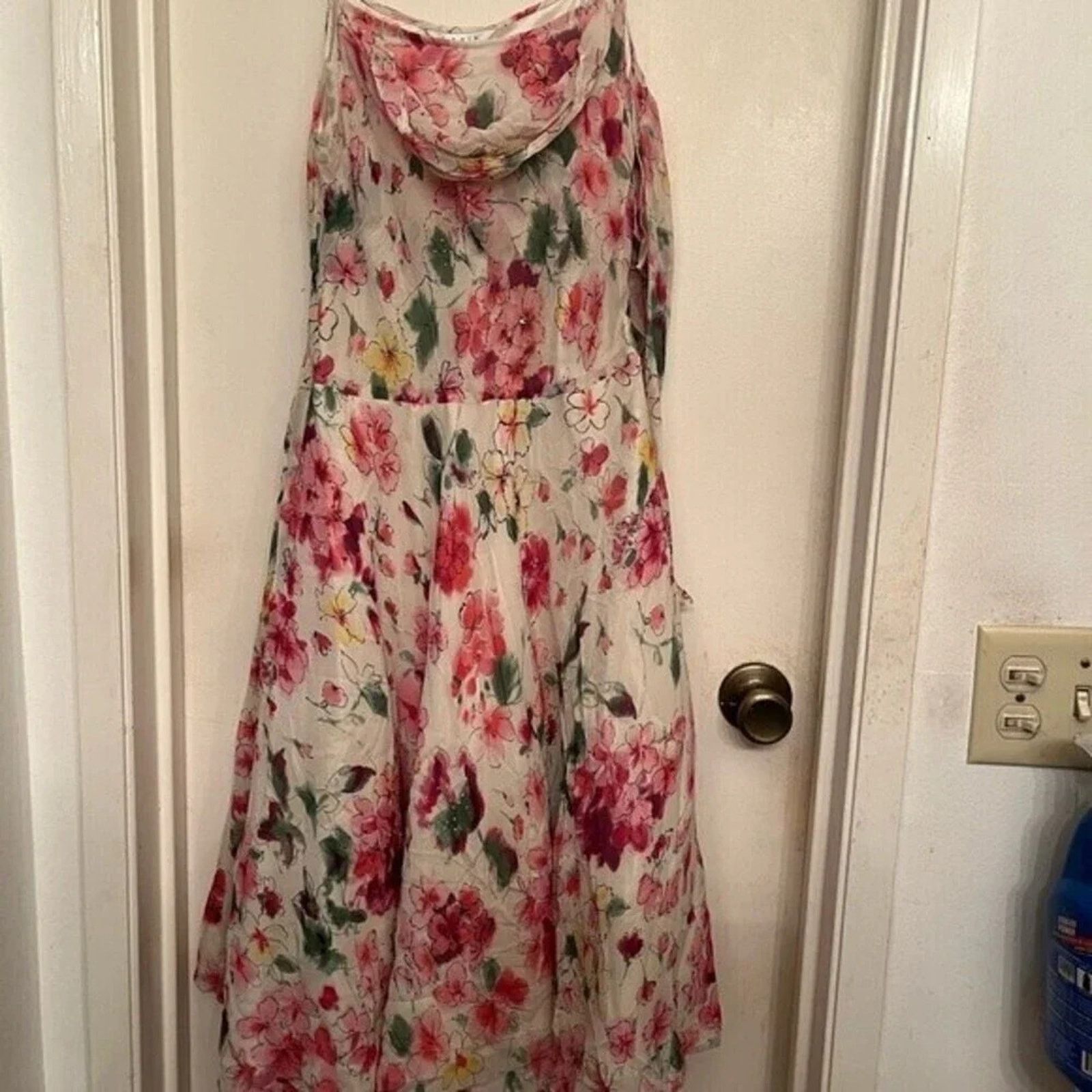 Anthropologie Lapis dress by Anthropology, size M100% silk floral print Size M / US 6-8 / IT 42-44 - 1 Thumbnail