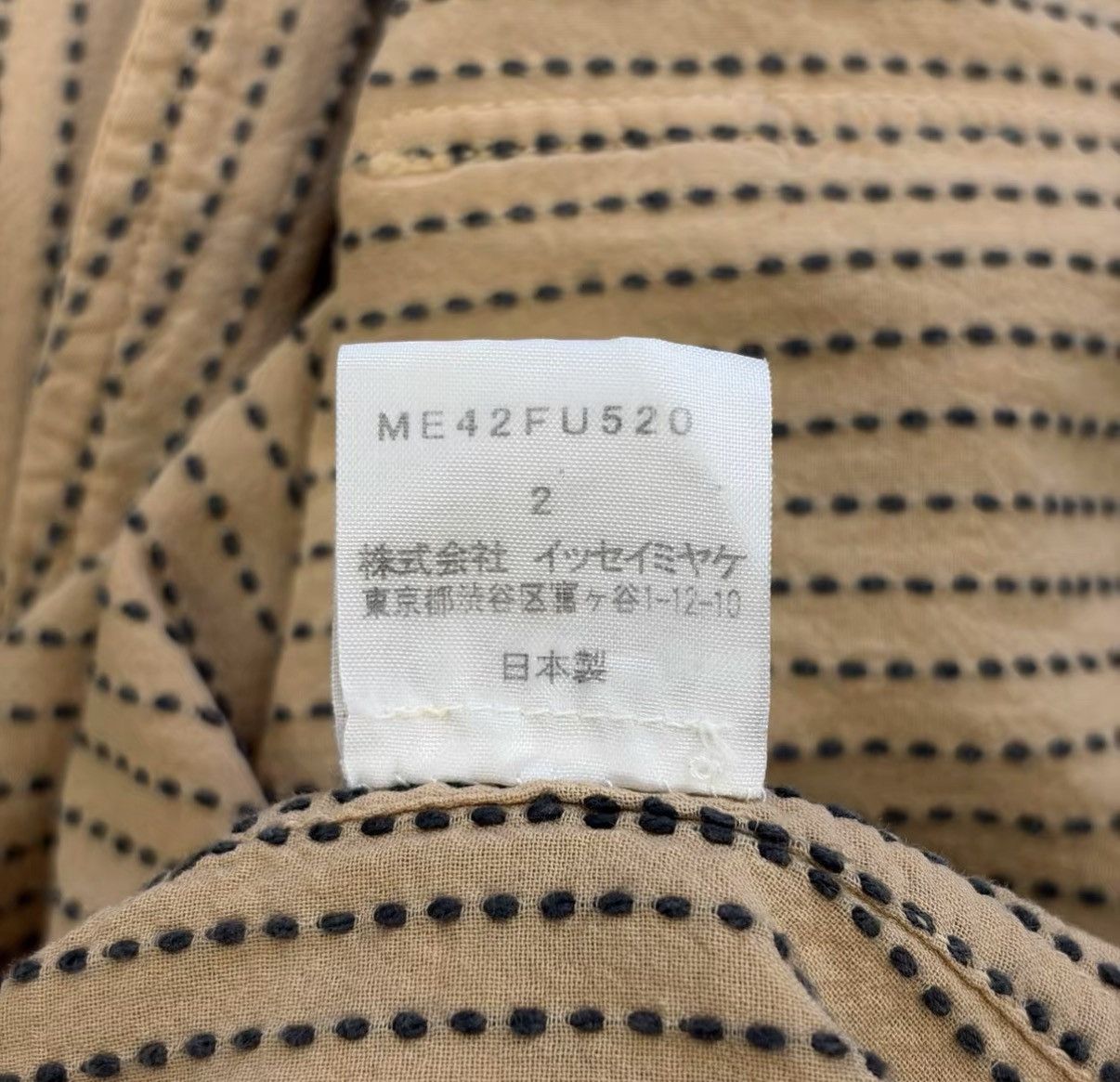Issey Miyake Issey Miyake Men 04SS Hand-Stitched Topstitch Blazer J4 Size US S / EU 44-46 / 1 - 7 Thumbnail