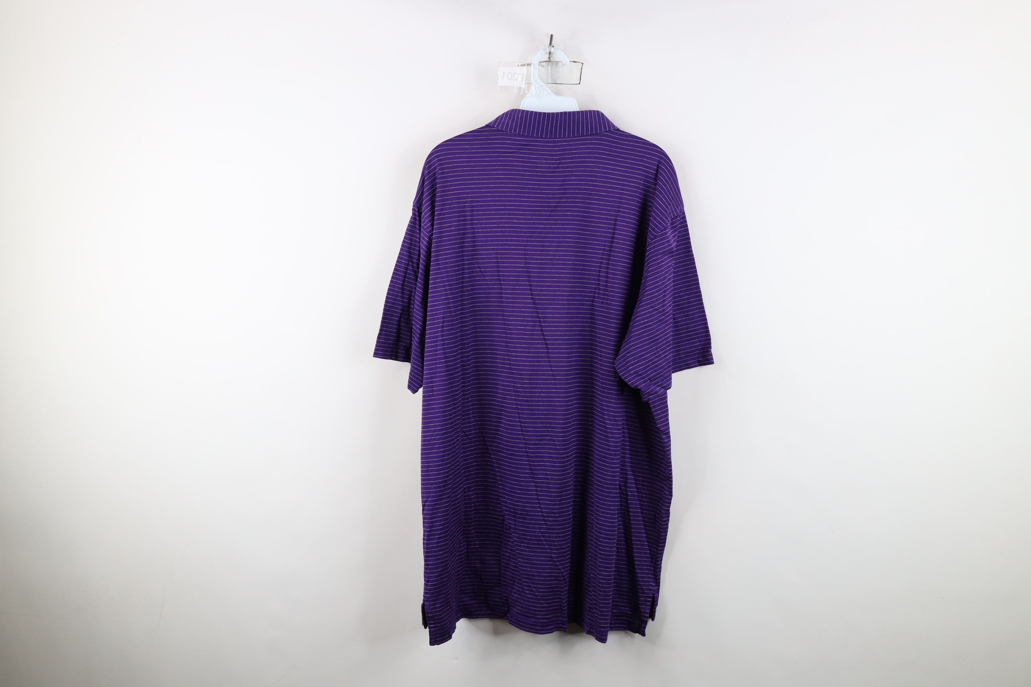 Peter Millar Peter Millar Cotton Knit Collared Golf Polo Shirt Purple Size US XL / EU 56 / 4 - 12 Thumbnail