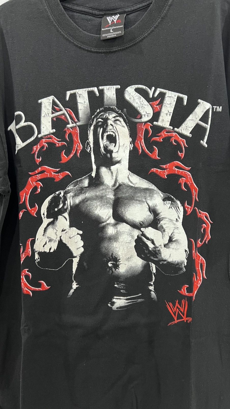 WWE 2007 WWE Dave Batista Tshirt Size Large Size US L / EU 52-54 / 3 - 3 Thumbnail