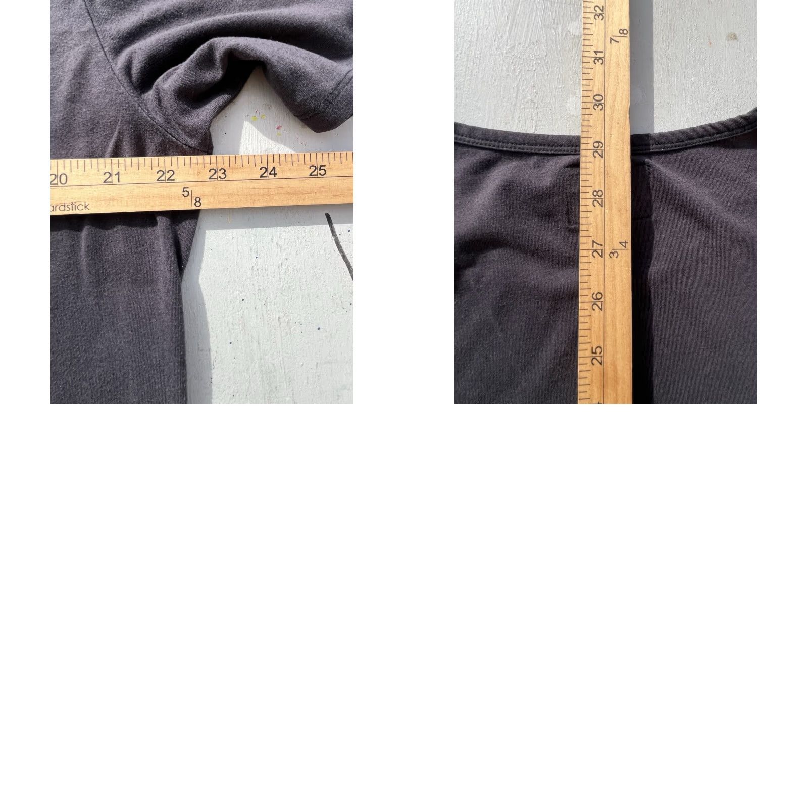 Cuts Cuts T-Shirt Elongated XL Black Men’s Casual Athleisure Minimalist Solid Stained Size US XL / EU 56 / 4 - 9 Thumbnail