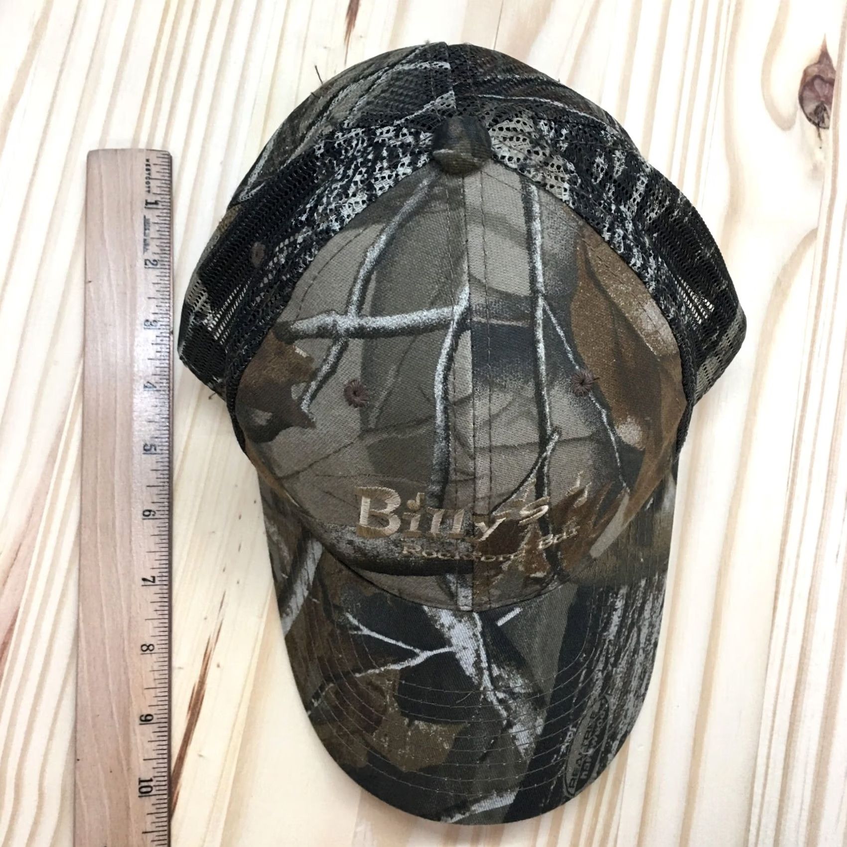 Port Authority Billys Rockford Bar Port Authority Trucker Hat Mens Brown Camo OS Adjustable Size ONE SIZE - 3 Thumbnail