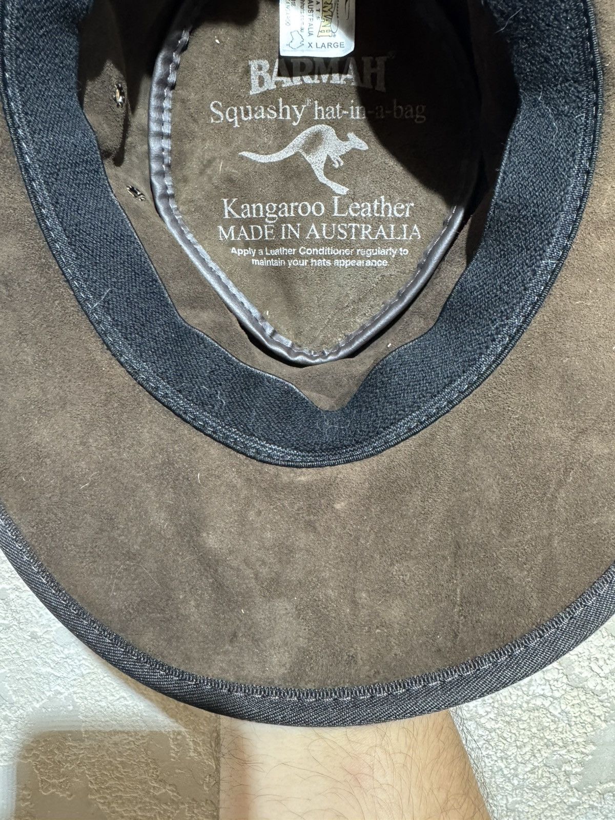 Vintage BarmahHats Vintage Kangaroo Leather Hat Size ONE SIZE - 14 Thumbnail