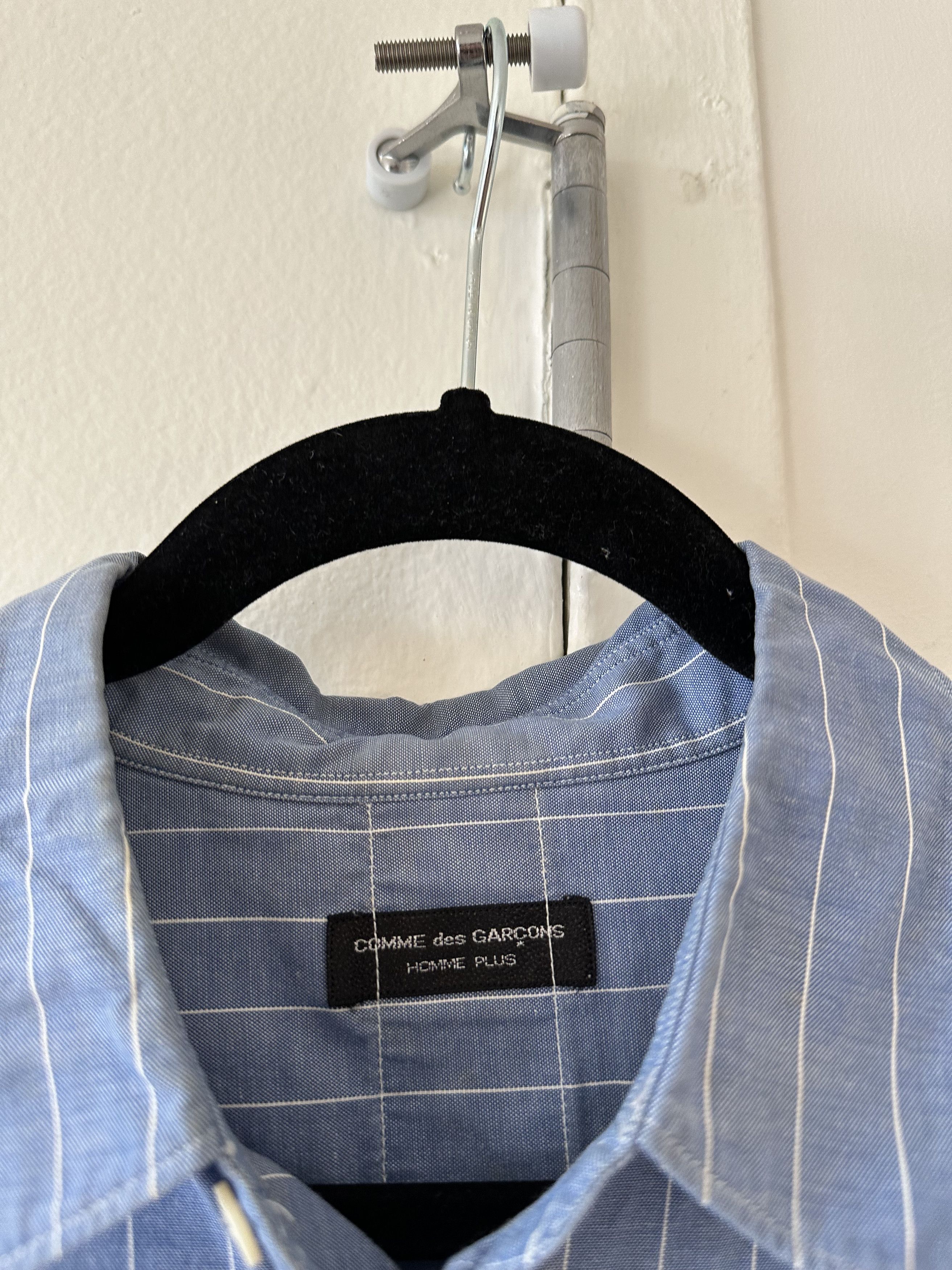 Comme des Garcons Comme des Garcons Homme Plus AD 1995 Striped Button Up Shirt Size US M / EU 48-50 / 2 - 2 Thumbnail