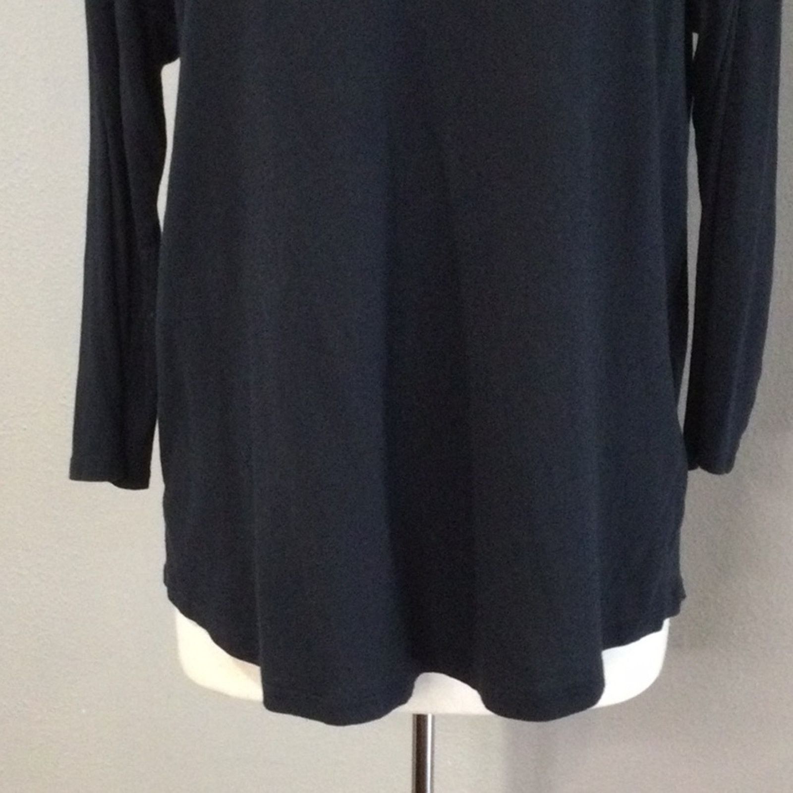 Banana Republic Banana Republic Navy 3/4 Dolman Sleeve T-Shirt L Size L / US 10 / IT 46 - 3 Thumbnail