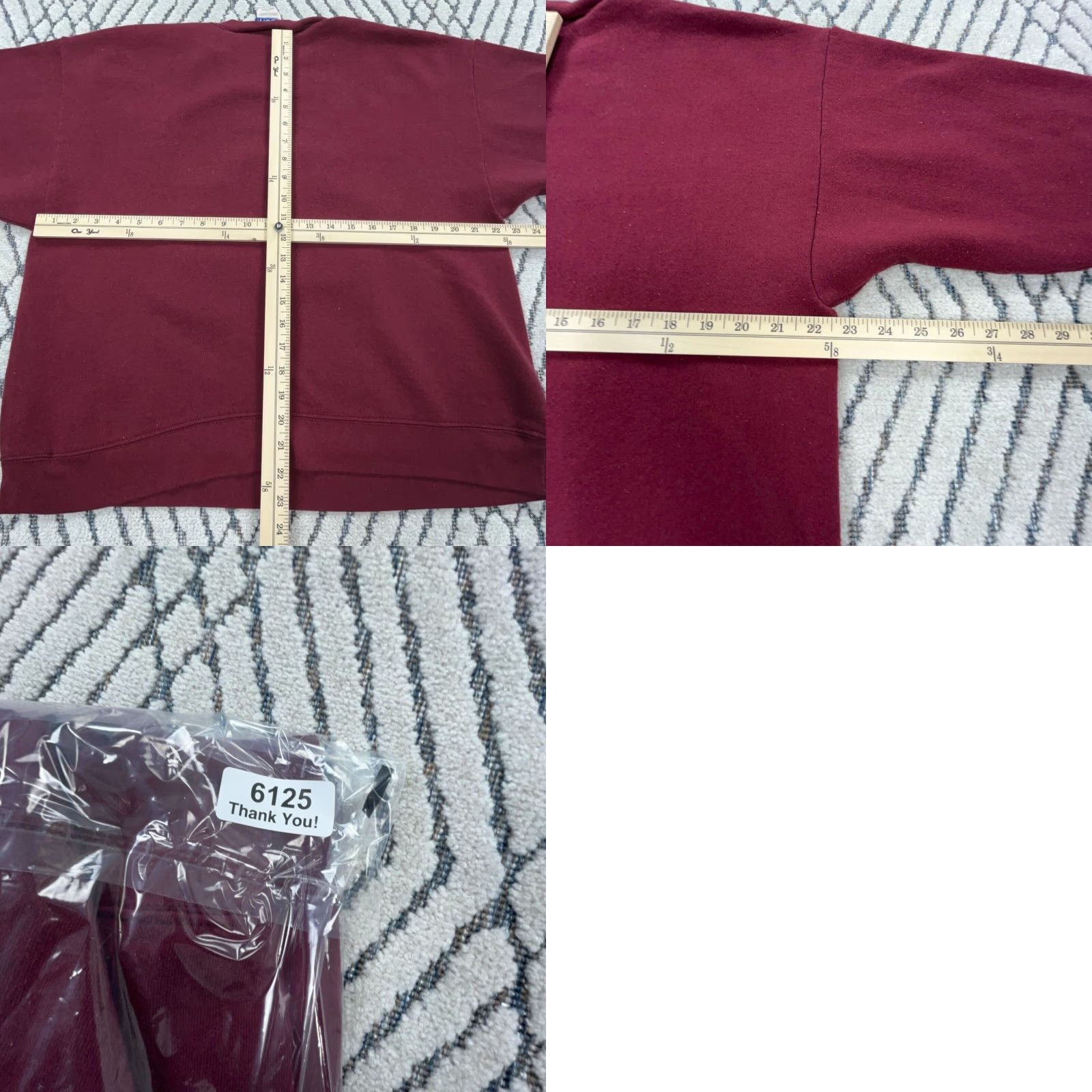 Disney VINTAGE Disney Winnie The Pooh Sweatshirt Women XL Maroon Crew Neck Sweatshirt Size XL / US 12-14 / IT 48-50 - 8 Thumbnail