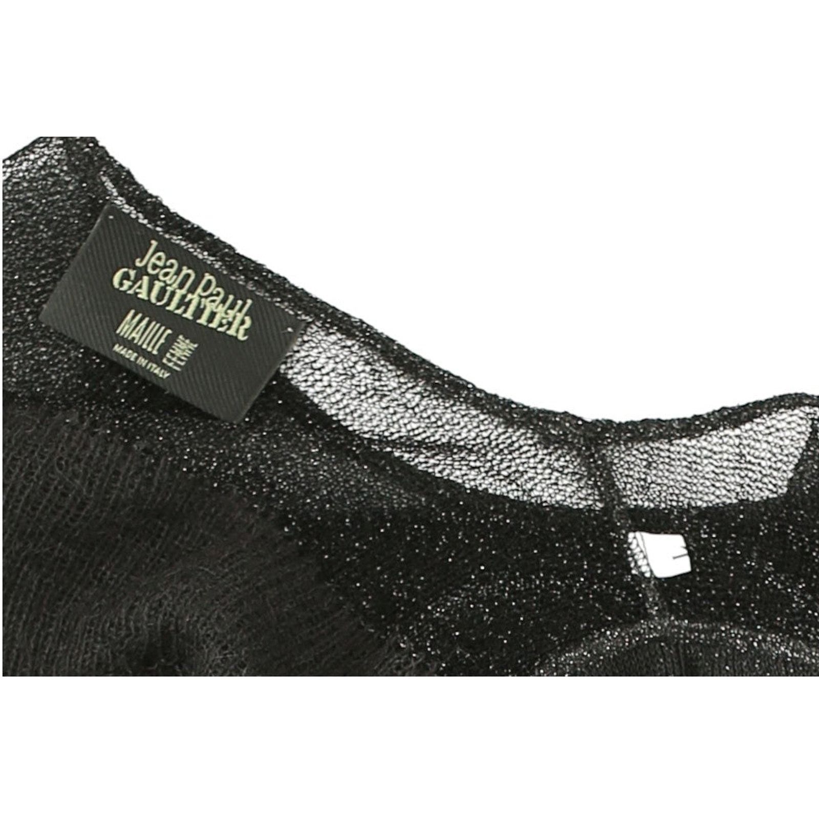 Jean Paul Gaultier A/W 1998 Maille Blood Drip Glitter Mesh Long Sleeve Size M / US 6-8 / IT 42-44 - 4 Thumbnail