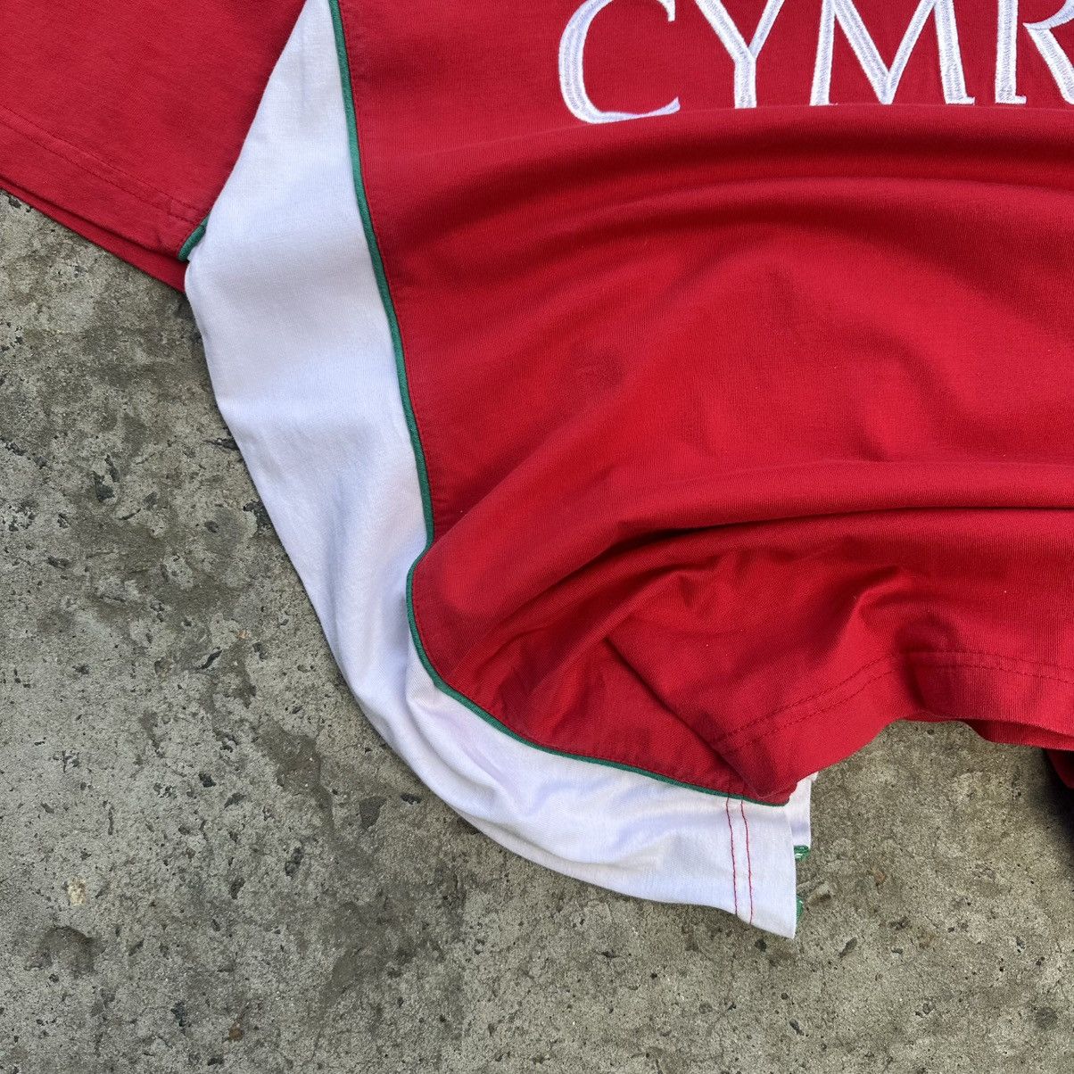 20471120 Vintage Rugby Championship 2011 Cymru 🏴󠁧󠁢󠁷󠁬󠁳󠁿 Polo T-shirts Size US L / EU 52-54 / 3 - 6 Thumbnail