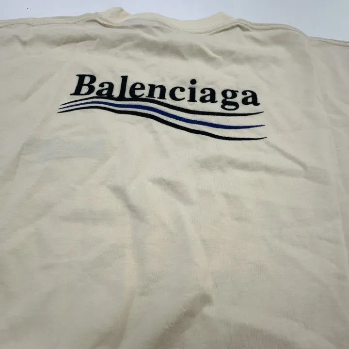 Balenciaga Balenciaga Political Campaign Logo T-Shirt 0079-2507 Size M / US 6-8 / IT 42-44 - 5 Thumbnail
